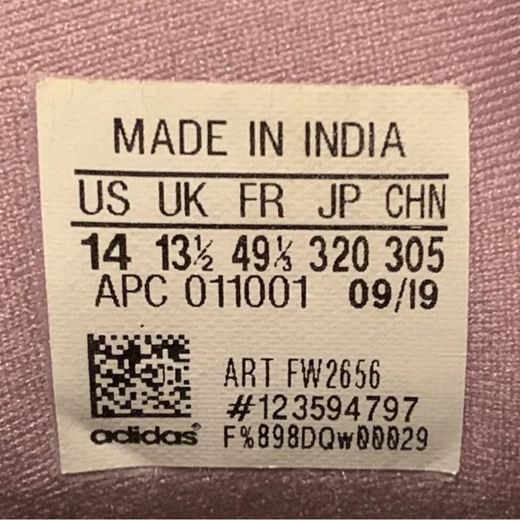 Adidas Yeezy 500 Soft Vision Men’s Size 14 FW2656 Purple Lilac Gum Boost - Picture 7 of 7